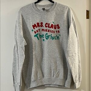 Gildan Light Gray Holiday Crewneck Sweater